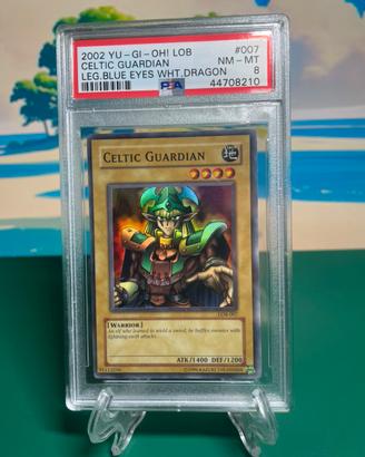 Yugioh guardiano celtico 2002 psa 8