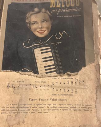 Metodo per fisarmonica,  vintage