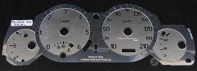 Fondino strumentazione inox cruscotto PEUGEOT 206