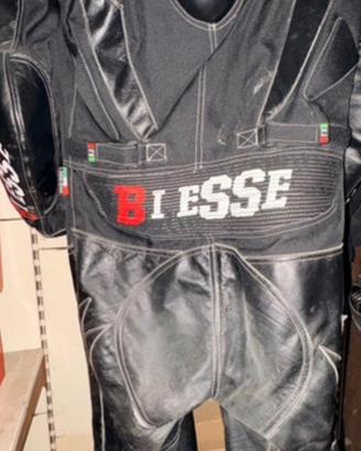 Tuta intera moto in pelle Tg 46