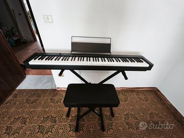 Casio CDP S100 Set - Pianoforte Digitale con Suppo
