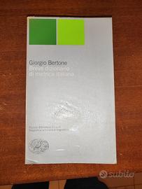 Libro Breve dizionario di Metrica Italiana 