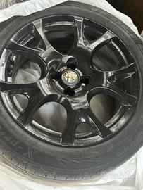 CERCHI IN LEGA CON GOMME ALFA  MITO PUNTO  R16