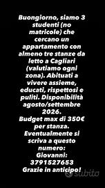 Appartamenti per 3 studenti