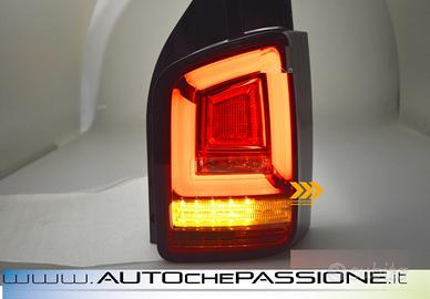 Coppia fanali posteriori led rosso/fume per VW Bus