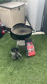 Barbecue weber a carbonella
