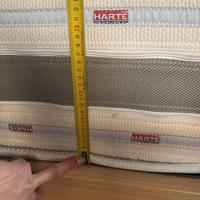 Letto singolo 90x195 + materasso HARTÈ h25 memory