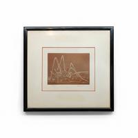 Incisione di Sandro Chinellato, 1981. Firmata. 