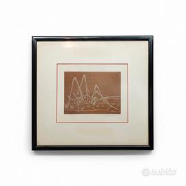 Incisione di Sandro Chinellato, 1981. Firmata. 