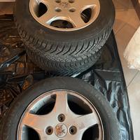 Ruote invernali  con cerchi in ghisa peugeot