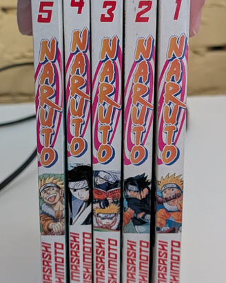 Naruto Planet Manga volumi 1-5