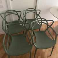 4 sedie Kartell verdi