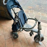 Triciclo Kinderkraft jazz 4 in 1 Denim