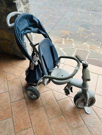 Triciclo Kinderkraft jazz 4 in 1 Denim