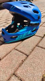 Casco Bell Super 3R mentoniera rimovibile
