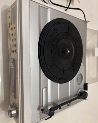 Giradischi con cassette e mp3