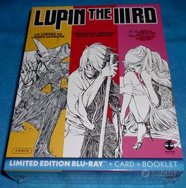 LUPIN THE IIIRD - LA TRILOGIA Numerata (3 Blu-ray)