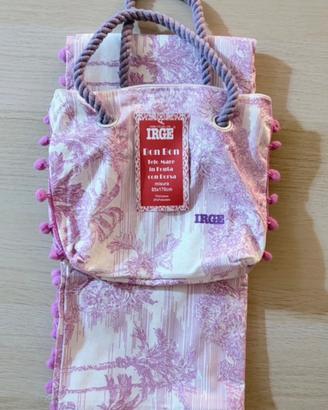 Borsa mare+ telo fouta 100% cotone