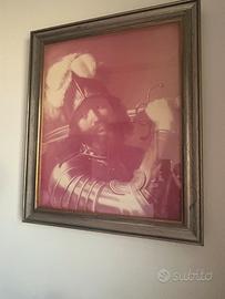 quadro con cornice dorat
