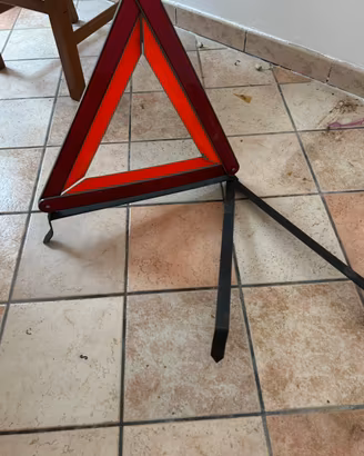 Triangolo d'emergenza auto vintage starlux+custodi