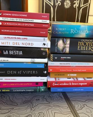 Lotto libri vari (Murakami, benni e altri autori)