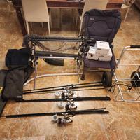 Attrezzatura Carpfishing pesca