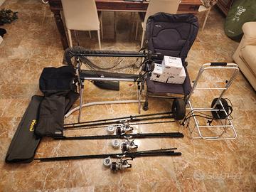 Attrezzatura Carpfishing pesca