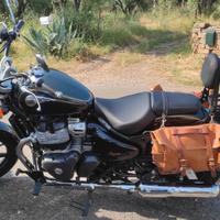 Borse Laterali moto in cuoio TRIP MACHINE