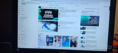 Monitor LED Philips da 22 pollici con cavi