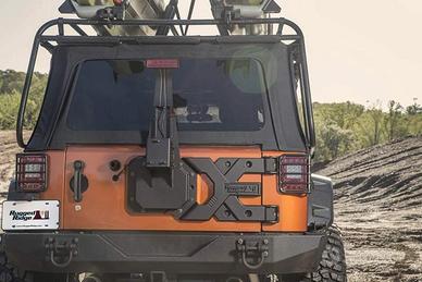 Cancello Porta Ruota di scorta Rugged Ridge JEEP
