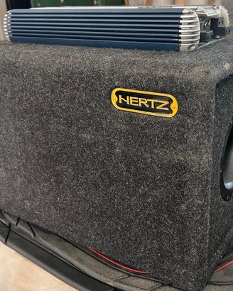 Subwoofer Hertz e Amplificatore Audison LRX 4. 300