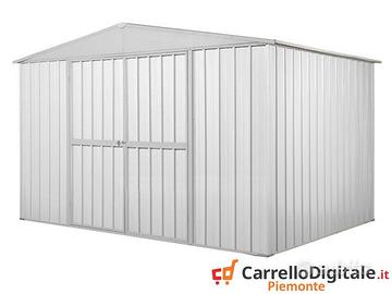 Capanno box esterno lamiera 360x175 bianco