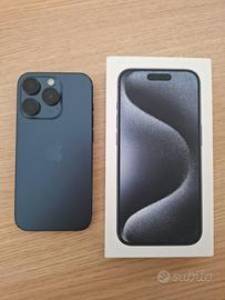 Iphone 15 Pro Blue Titanium 256GB -usato garantito