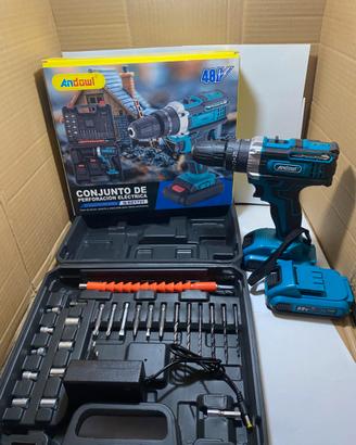 Trapano avvitatore a batteria  a percussione kit