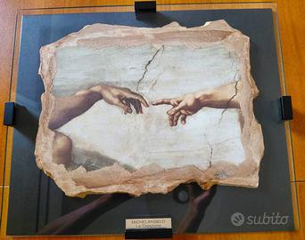 Quadro "La Creazione di Adamo" Michelangelo
