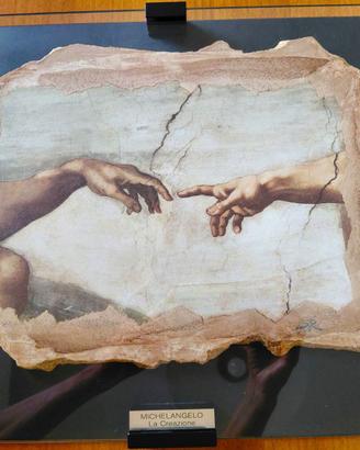 Quadro "La Creazione di Adamo" Michelangelo
