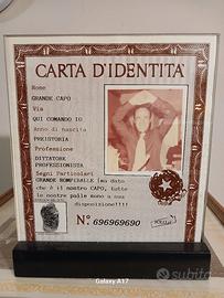 quadretto  umoristico con base