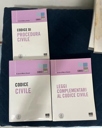 Codice civile, di procedura civile, leggi compleme