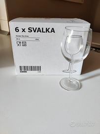 Bicchieri a calice modello Svalka Ikea