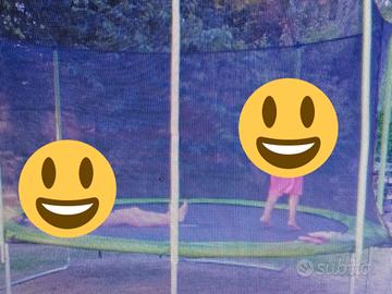 Trampolino elastico  diametro 3,60 mt
