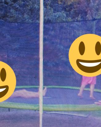 Trampolino elastico  diametro 3,60 mt