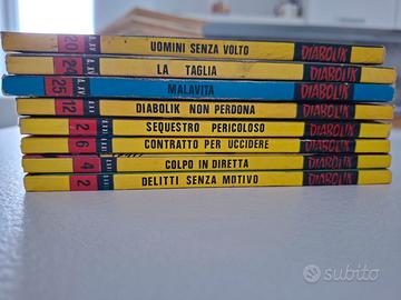 Fumetti Diabolik serie rossa