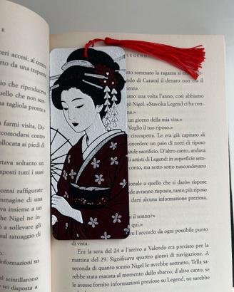 Segnalibro Giapponese 3D – Stile Geisha con Nappin