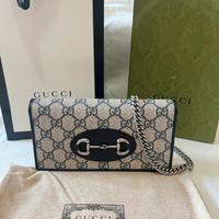 Gucci horsebit   1955 borsa portafoglio