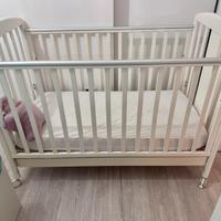 Lettino pali e materasso