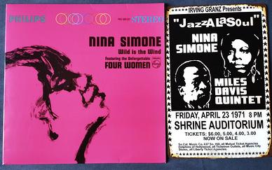 NINA SIMONE RARO LP WILD IS THE WIND(BACK TO BLACK