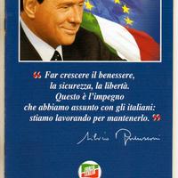 FORZA ITALIA El. Europee 2004 + Lettera Berlusconi