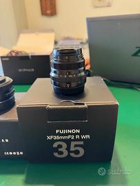 Fujinon XF35 mm f2 WR + TTartisan AF27 mm f2.8