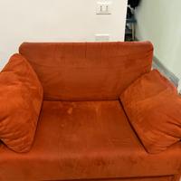divano letto e poltrona