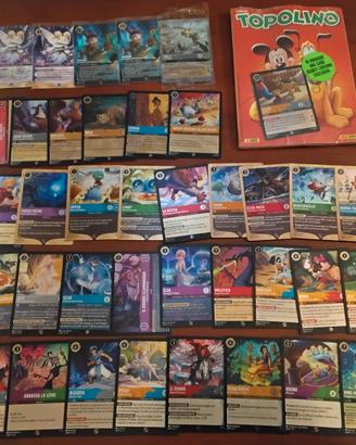 Album + 38 carte promo Lorcana + Topolino